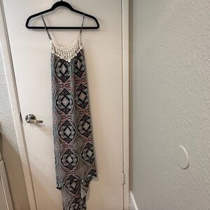 Design Lab Lord & Taylor Paisley Spaghetti Strap Dress